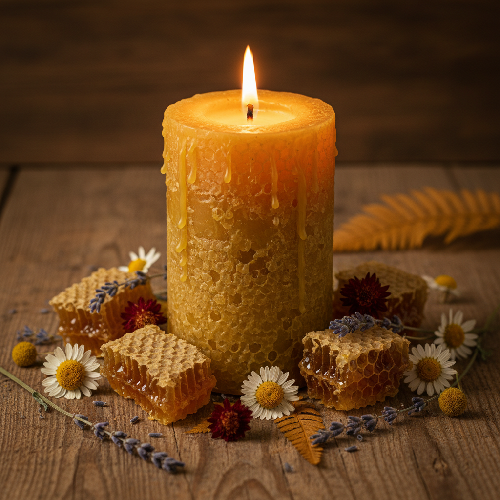 Bees wax candles