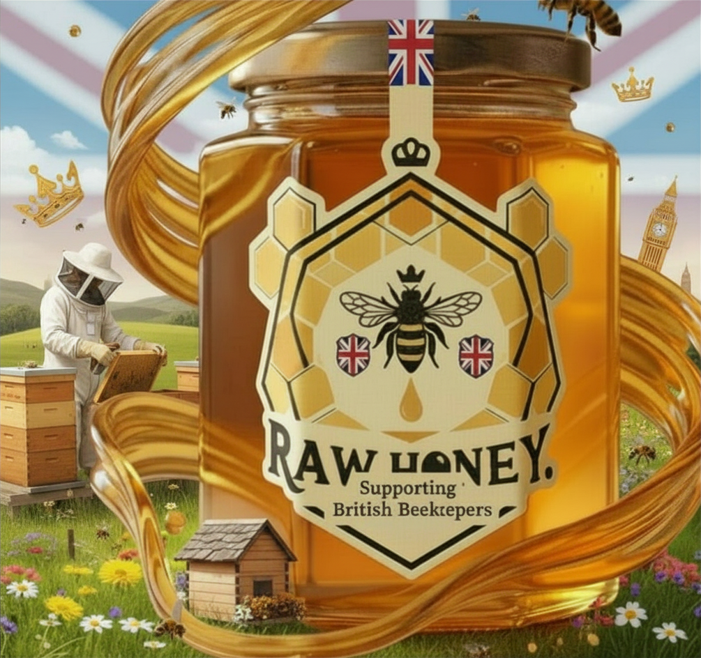 British raw honey jar from Raw Honey Co